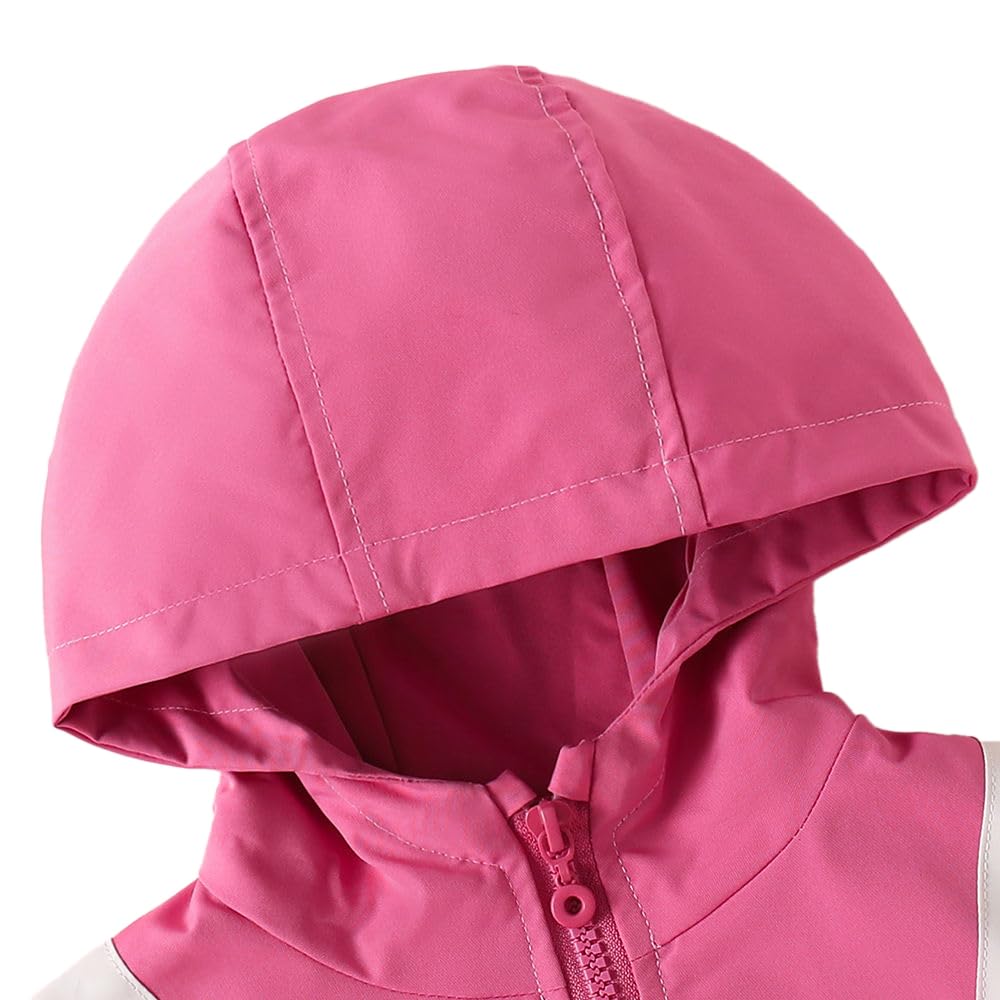 Hopscotch Girls Polyester Waist Length Jackets in Multi Color For Ages (6-7 Years)