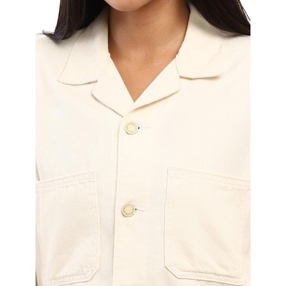 Levi's X Deepika Padukone Cargo Jumpsuit (A3714-0000_XS_Beige)
