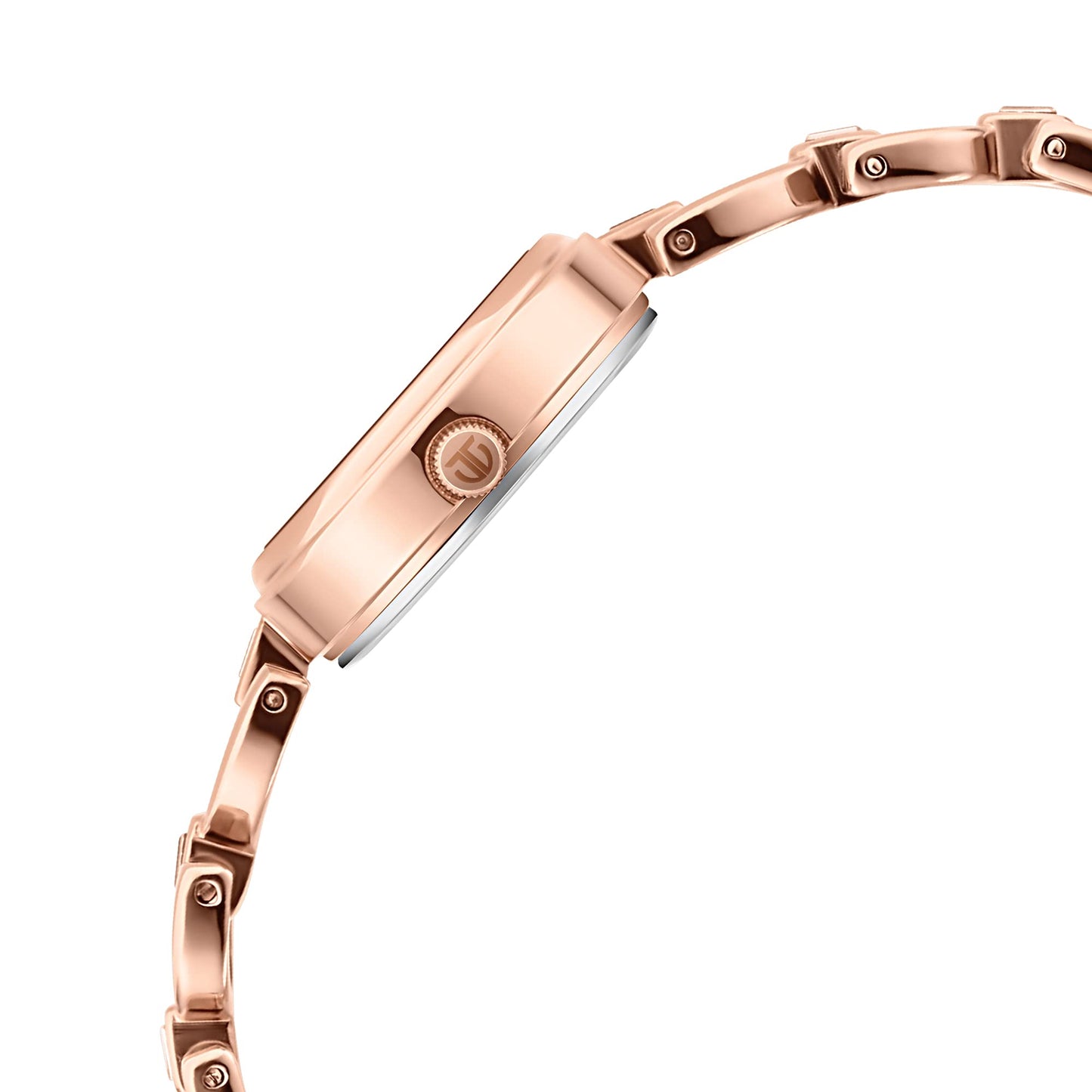 Titan Metal Analog Brown Dial Women's Watch-2601Wm04/Np2601Wm04, Band Color-Gold