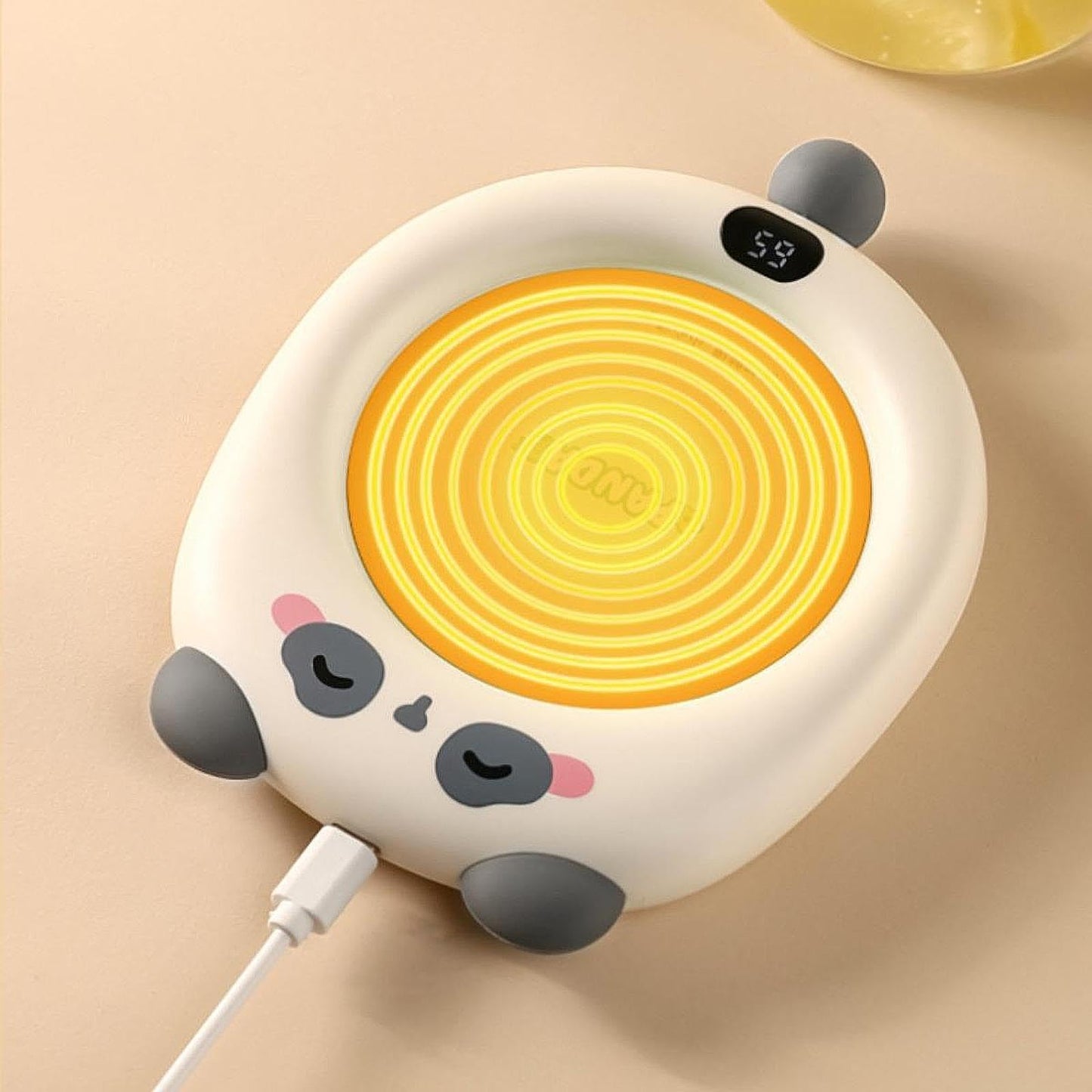 ARTISOUL® Mugs Warmer Pad Smart for Water Creative Desk Mugs Warmer for Desk Home Dorm White | Kitchen, Dining & Bar | Bar Tools & Accessories | Coasters