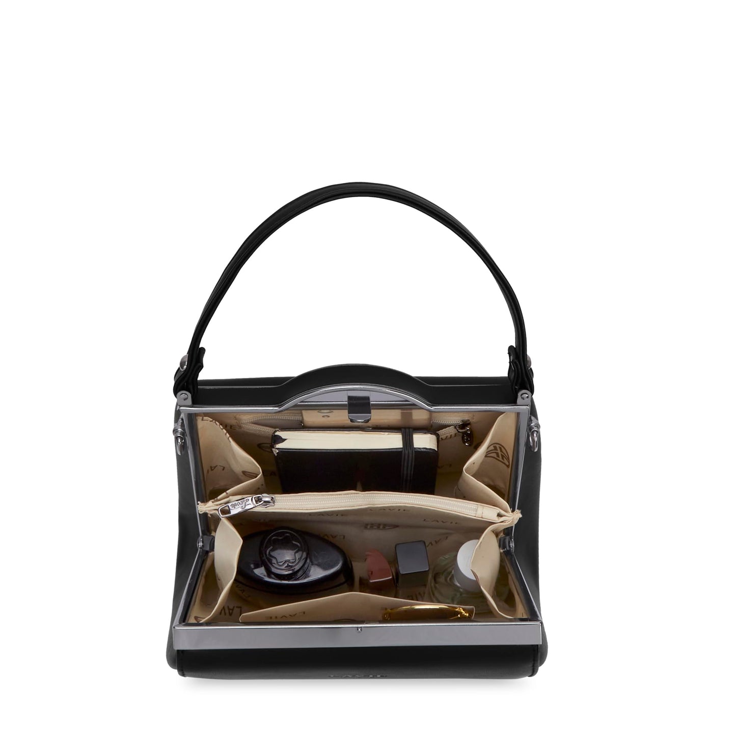 Lavie Luxe Women's Fluff25 Frame Satchel Handbag | Satchel Bag for Work | Ladies Purse | Stylish Shoulder Bag | Gift For Women