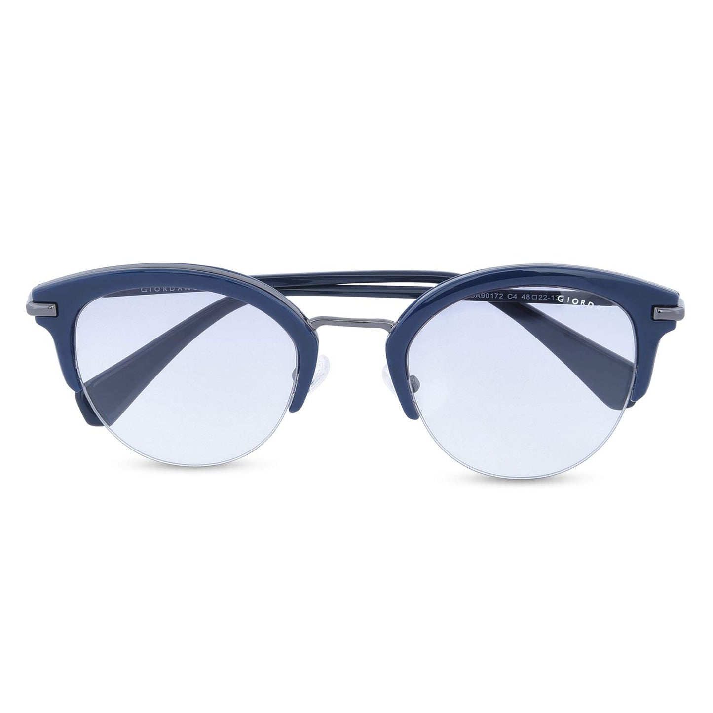 Giordano UV Protected Round women Sunglasses (48 | Sky Blue Lens)