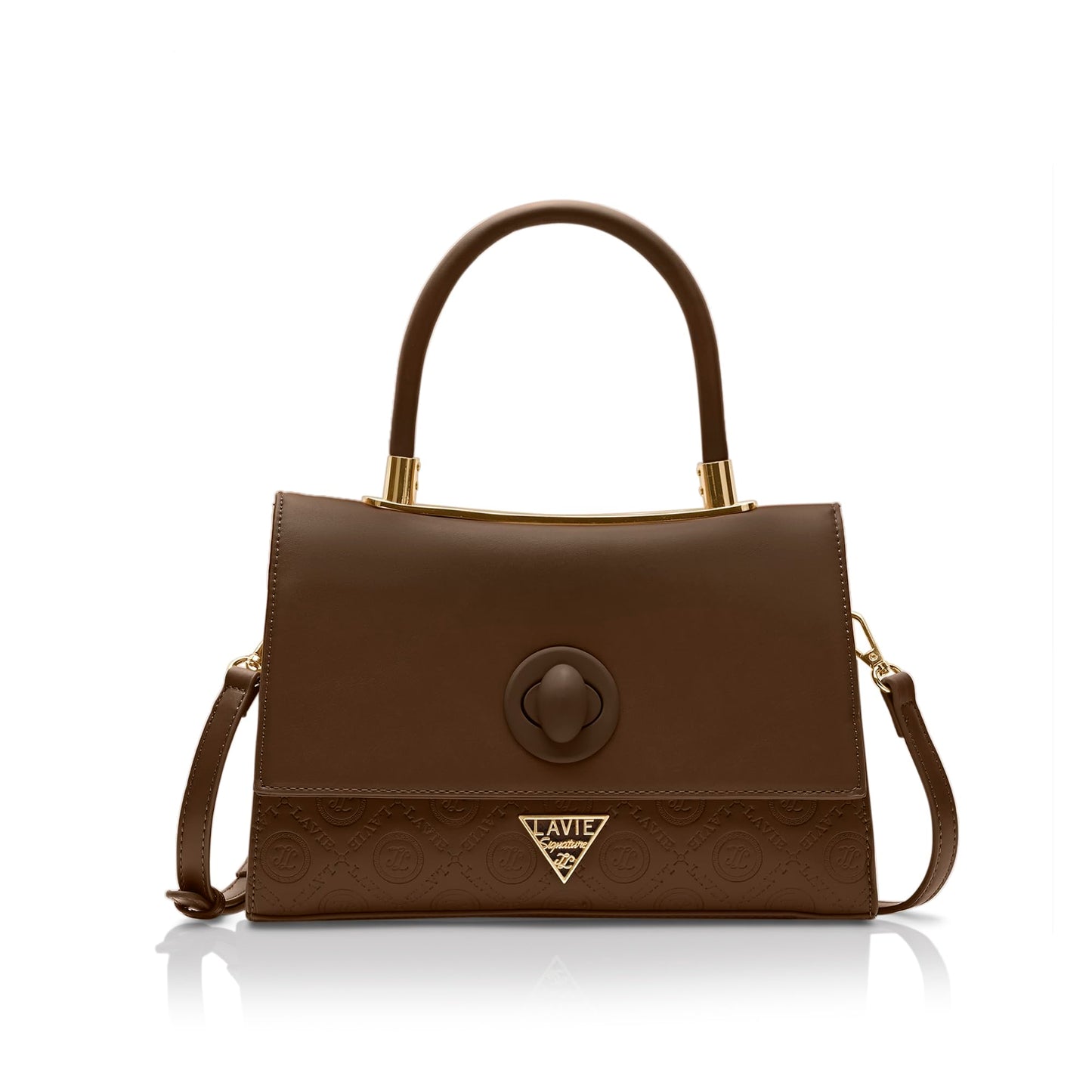 Lavie Signature Women's Charlotte Flap Satchel Handbag for Women | Satchel Bag for Work | Ladies purse | Stylish Shoulder Bag | Gift For Women