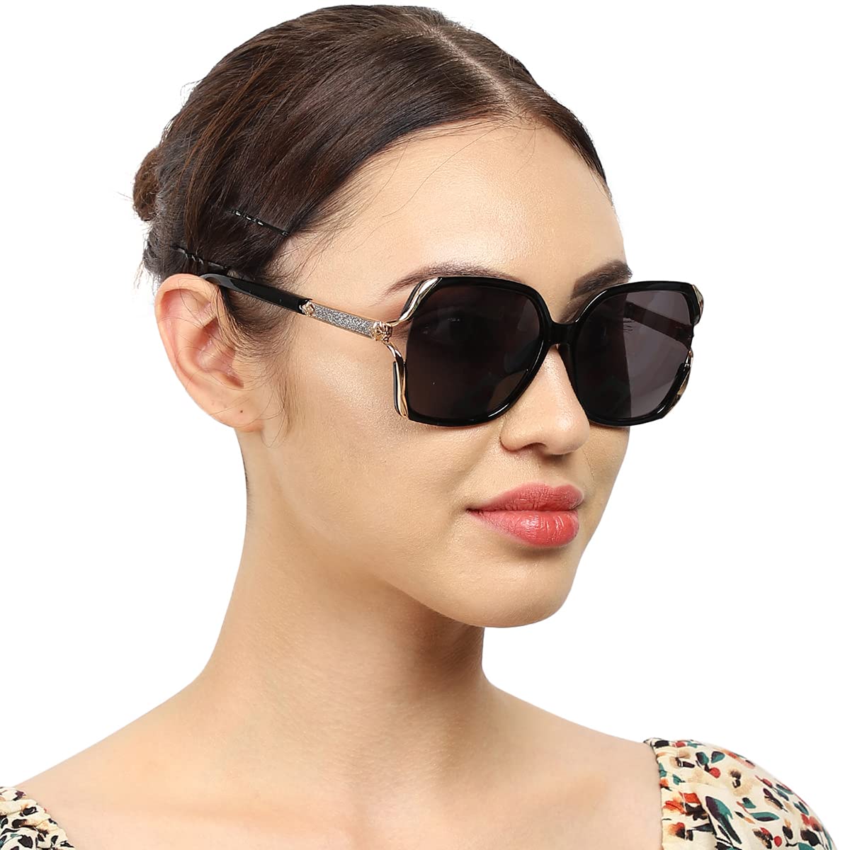 Carlton London Women UV Protected Lens Oversized Sunglasses