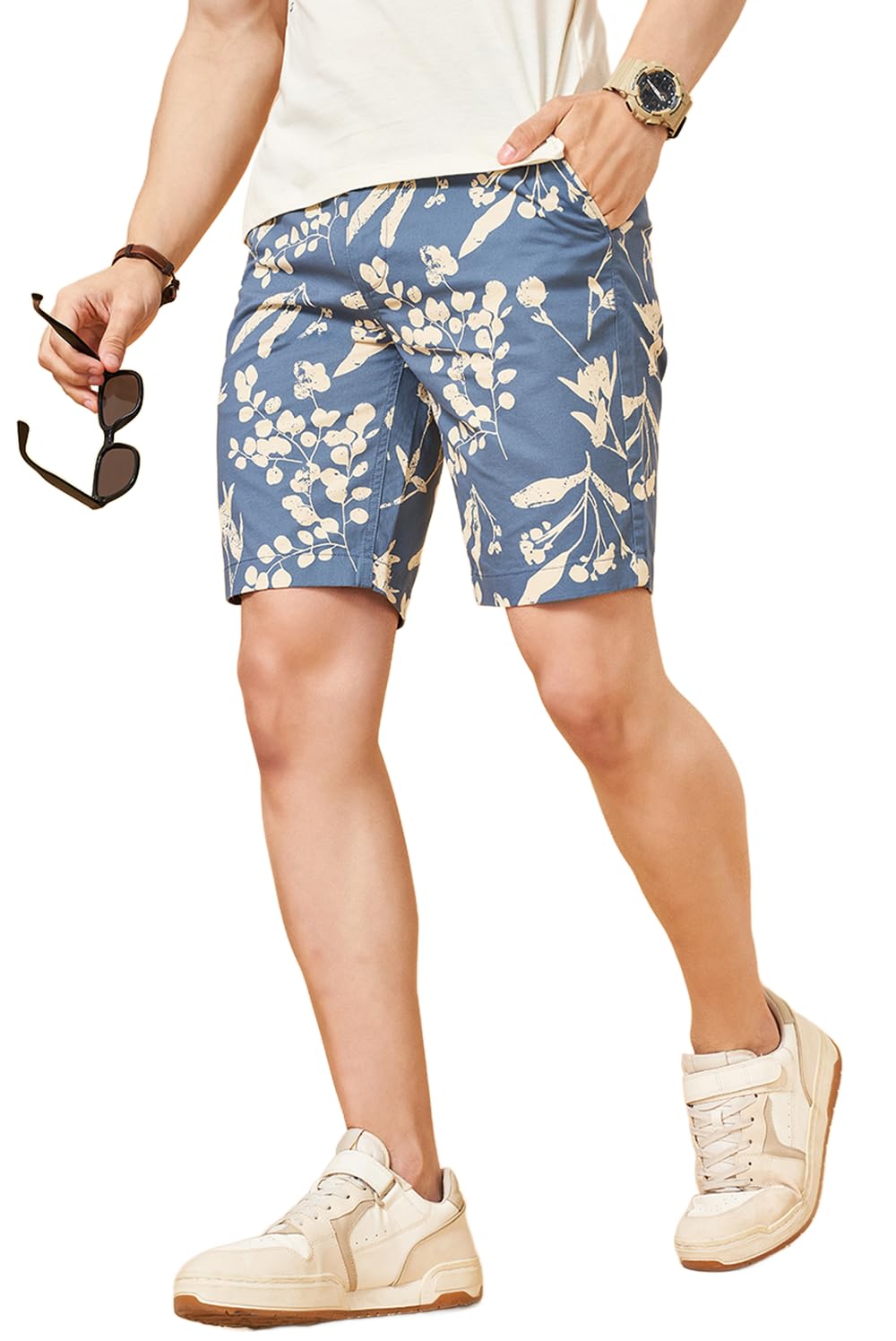 Men's Urban Ranger Navy Shorts,Deep Water,32