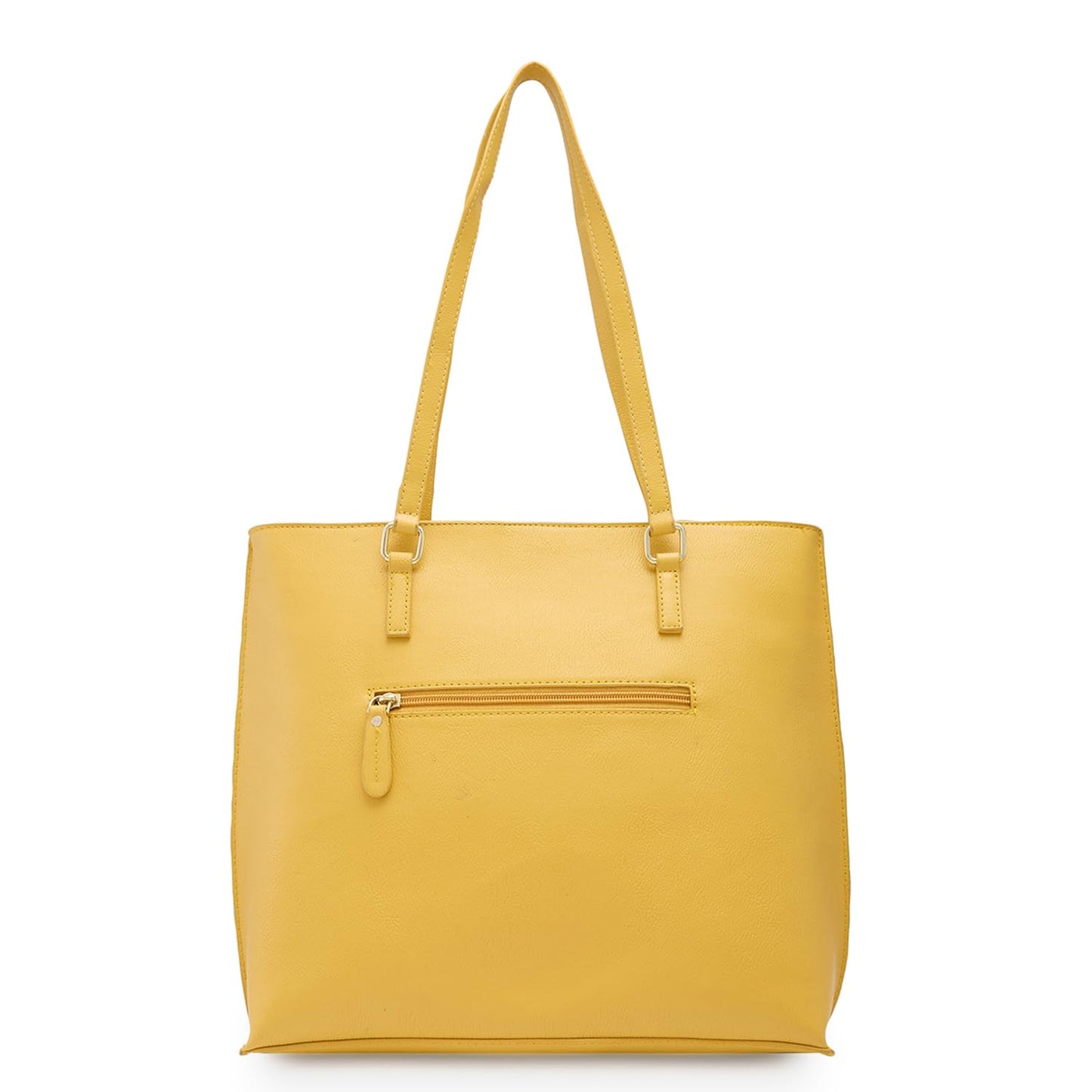 Caprese Jenny Tote Bag, Medium-Ochre | Stylish Handbag for Women | Spacious, Versatile Office & Daily Essentials Tote | Top Zip Closure