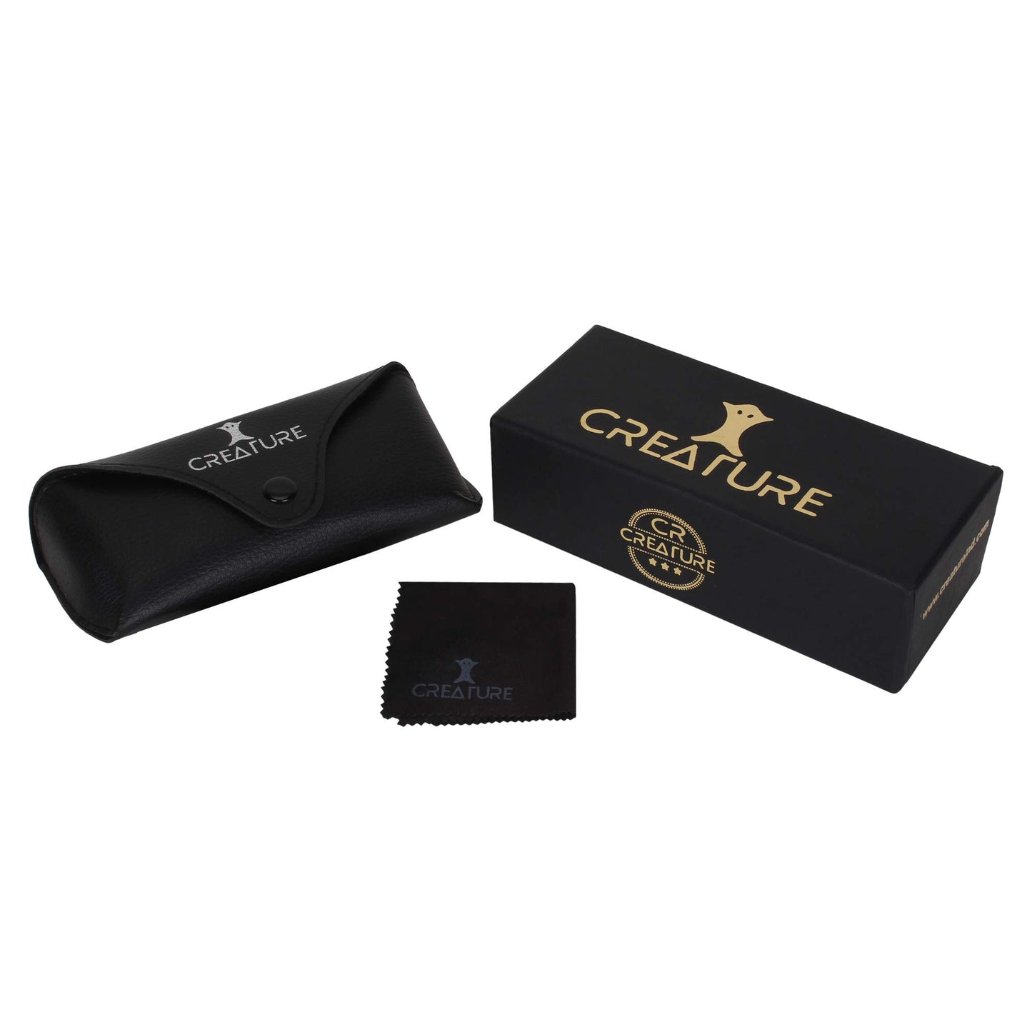 CREATURE Retro Vintage Narrow Cat Eye Sunglasses for Women and girls (BLACK)