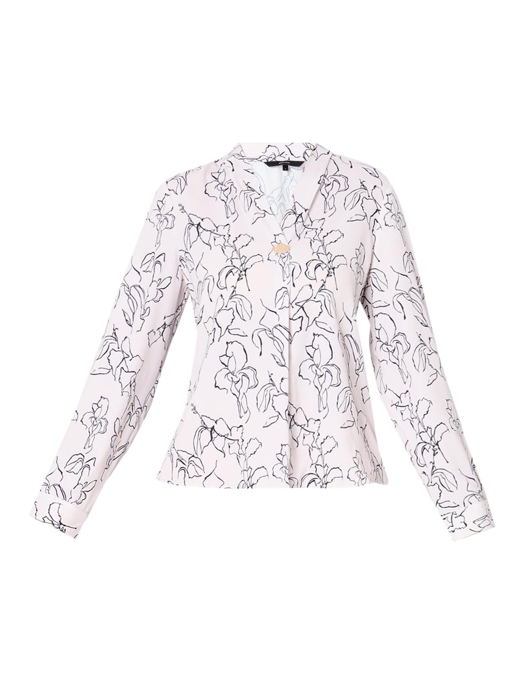 Vero Moda Women's Floral Relaxed Fit T-Shirt (10317933-Soft Pink_Soft