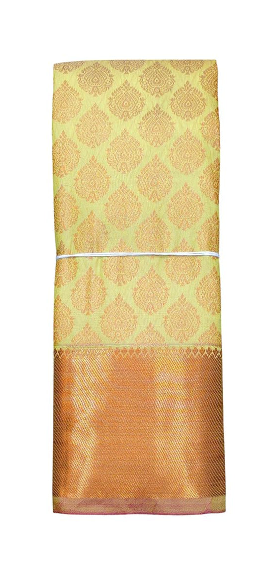SREE KUMARAN Women's Kanchipuram Silk Pure Pattu Sarees With Blouse (VSK281-1)