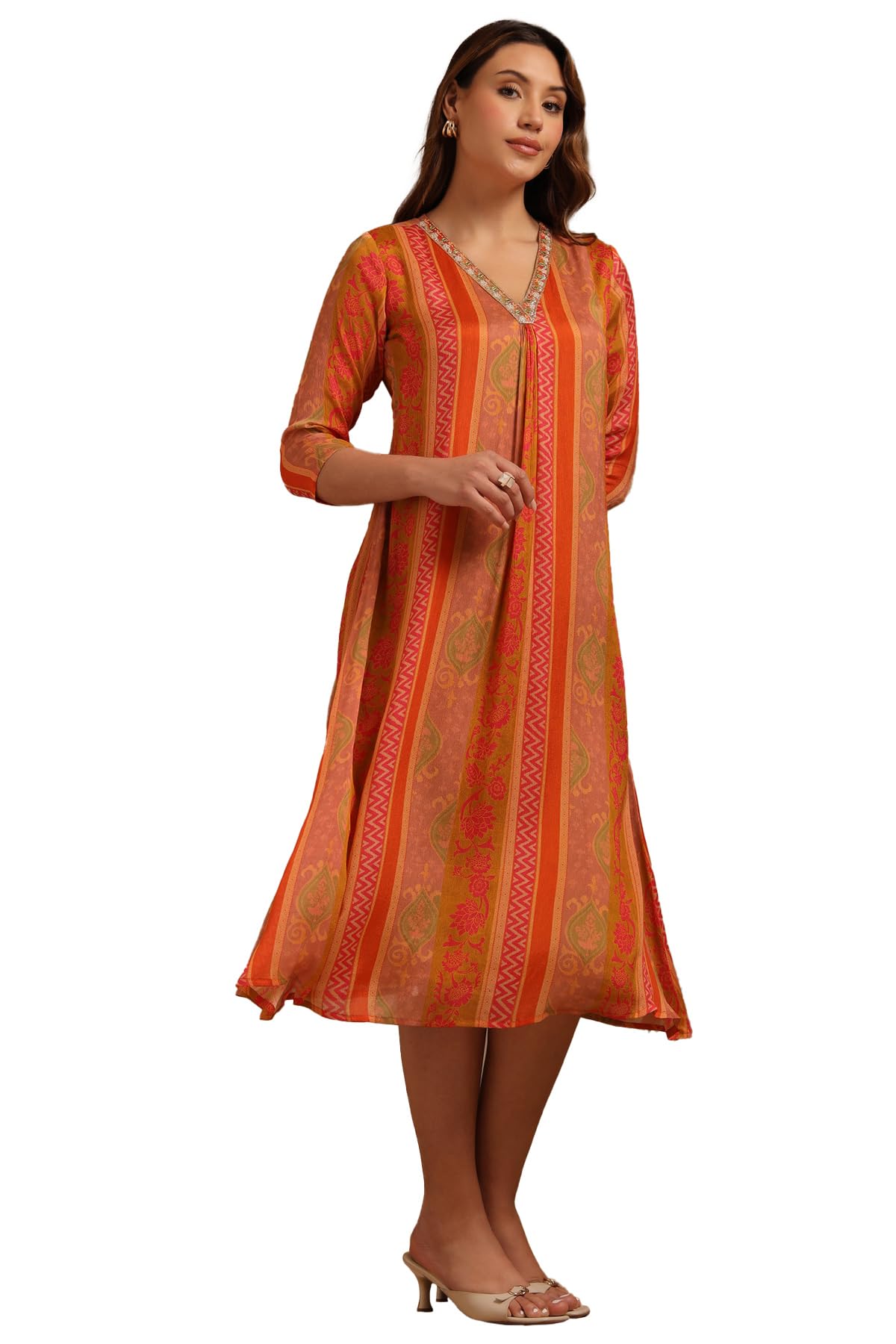 Soch Women's Chinon Maxi Dress