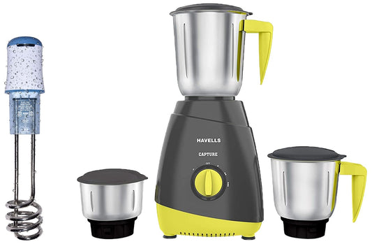 Havells 500W Mixer Grinder with 3 Jars