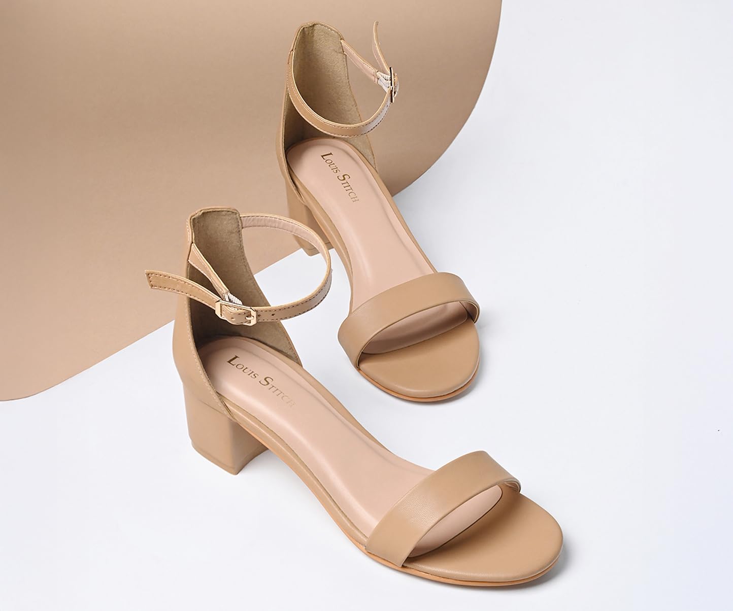 LOUIS STITCH Women’s Block Heel Sandals | Comfortable Sandal for Ladies | LSOF-FI01-AC |