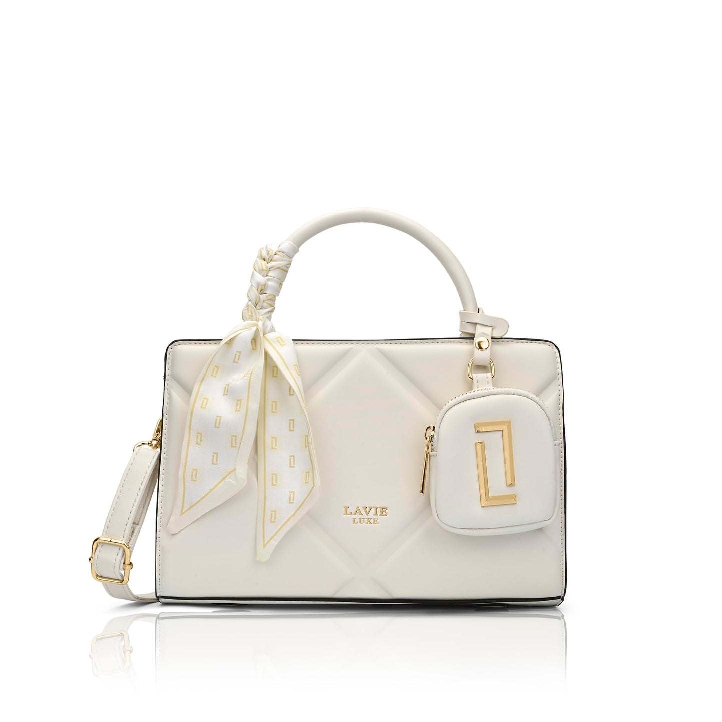 Lavie Luxe Women's Quaro26 Horizontal Small Satchel Handbag | Satchel Bag for Work | Ladies Purse | Stylish Shoulder Bag | Gift For Women