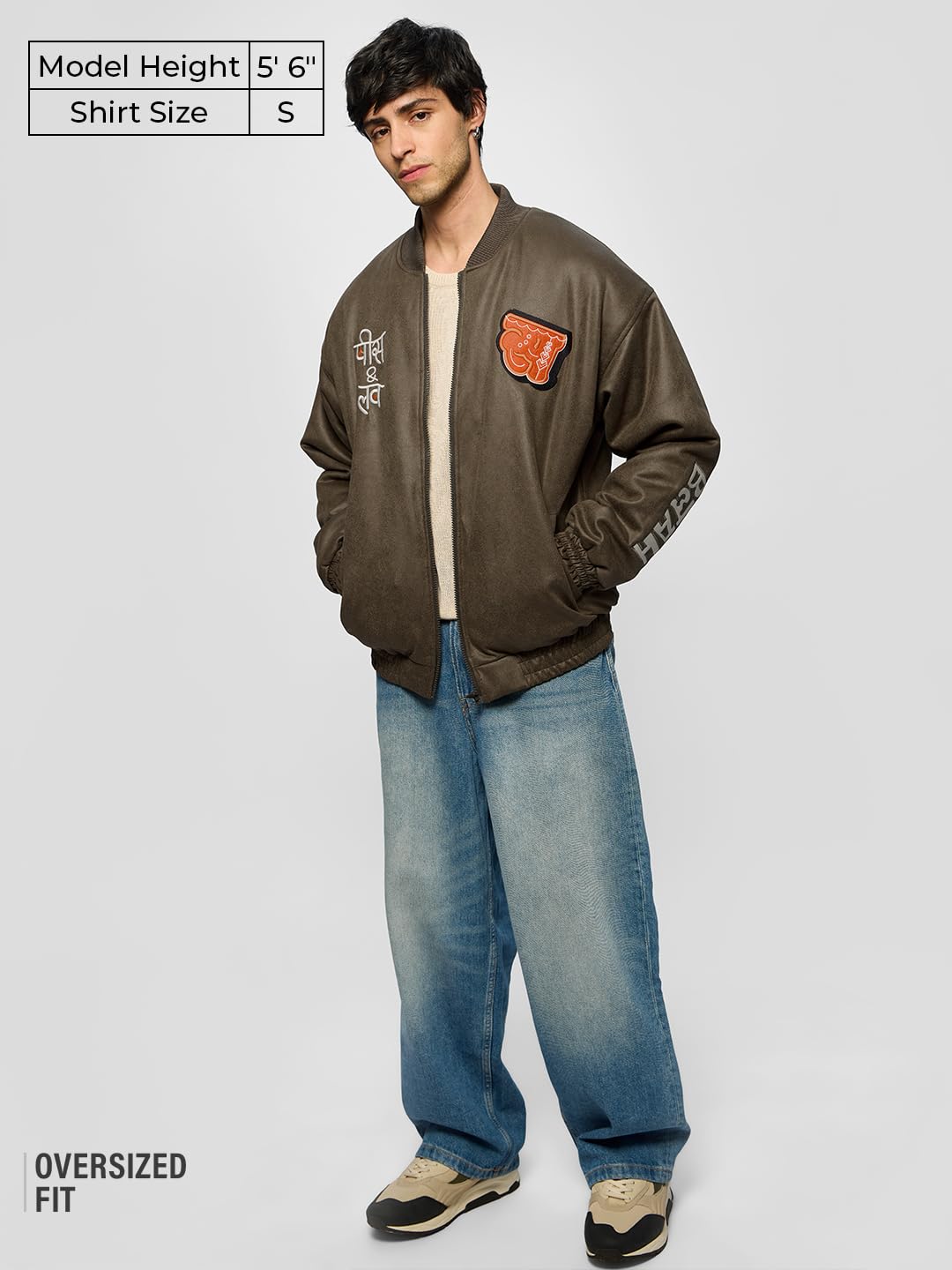 The Souled Store Chill Bro Long Sleeve Collared Neck Button Front Denim Jackets for Men and Boys - Classic and Versatile Outerwear Essentials