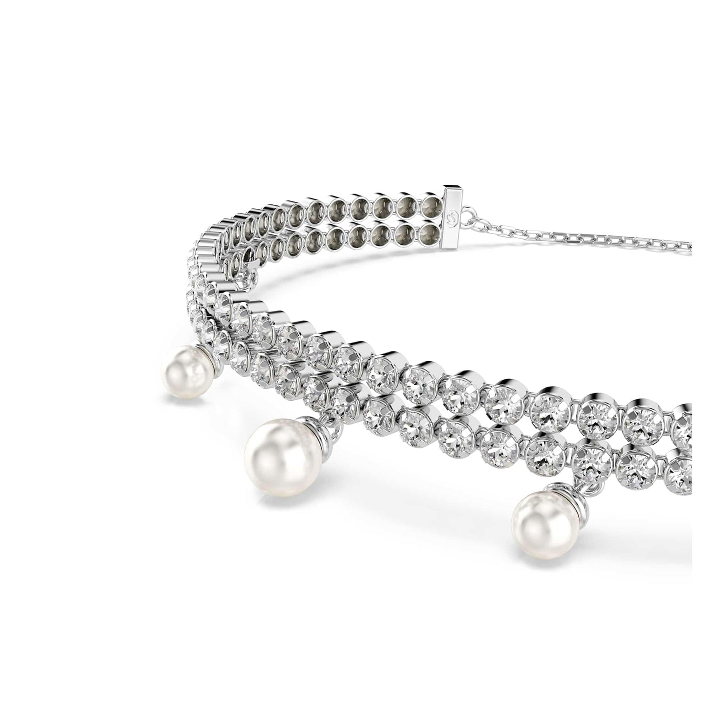 Swarovski Ariana Grande Collection, Medium, Crystals, Rhodium plated, Cubic Zirconia, Crystal