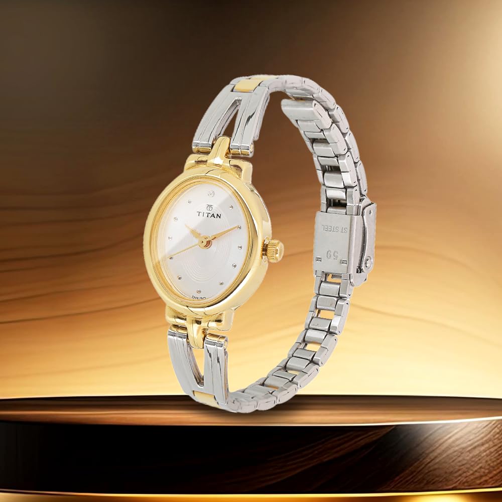 Titan Karishma Revive Analog Silver Dial Women's Watch NM2594BM01 / NL2594BM01
