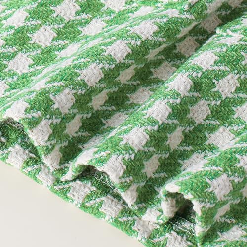 Hoscotch Girls Houndstooth Green Full Sleeves Skirt Set For Ages (3-4 Years)