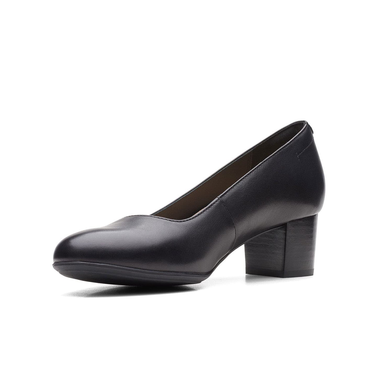 Clarks Linnae Pump Black Leat UK-7