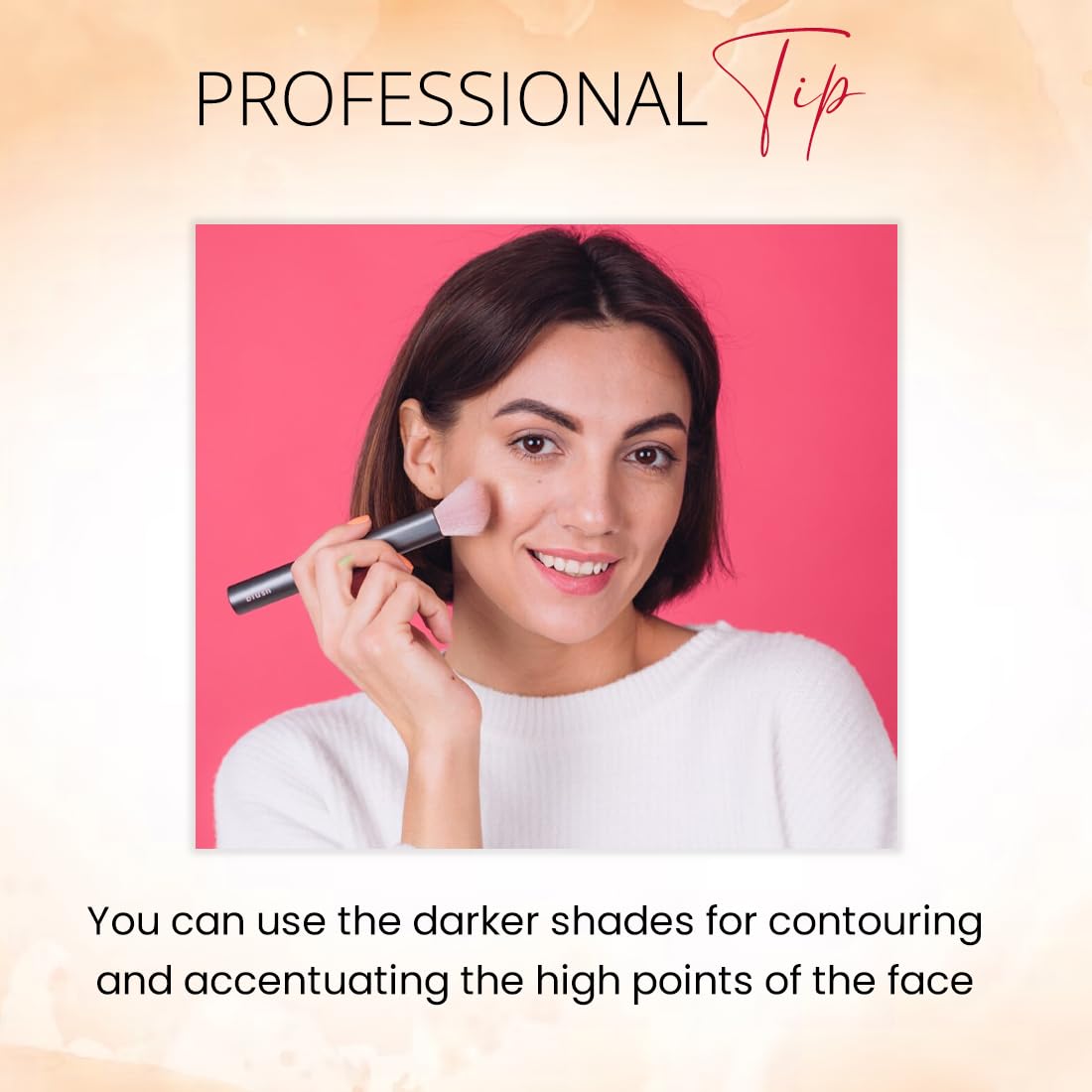 Coloressence HD Makeup Base Contour Face Palette, Long Lasting Weightless Highlighter Waterproof Satin Finish Concealer, Hides Blemishes, Dark Spots & Acne Marks - HDM-I