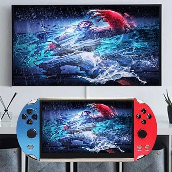 NextTech Updated X7 Handheld Console (2025): Unlock 1000+ PSP Games, MP4 Player, 8GB Memory, and Endless Fun in Stunning Snowbird White! Get Yours Now