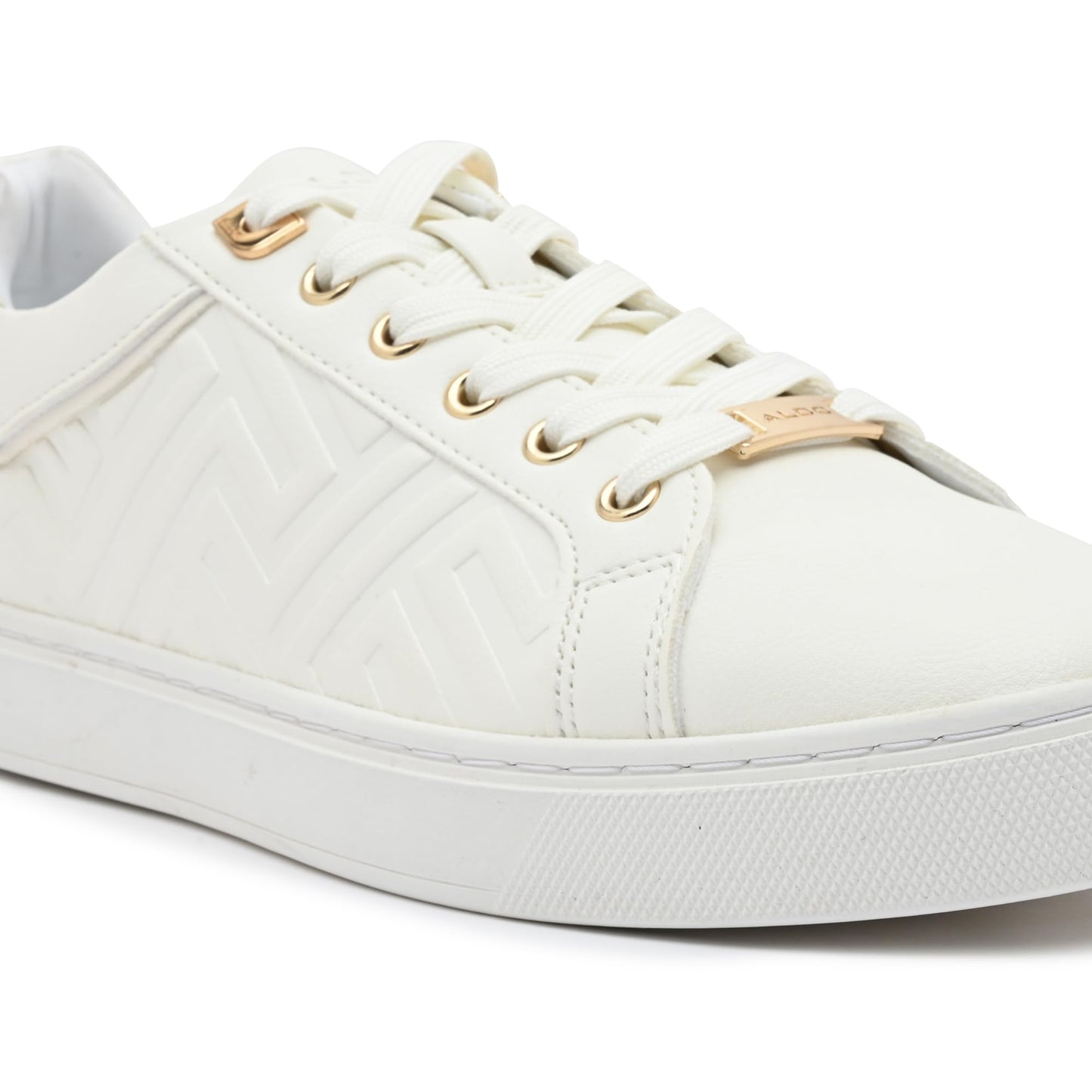 Aldo ICONISPECA-IN112 Ladies White Overflow Flat Sneakers
