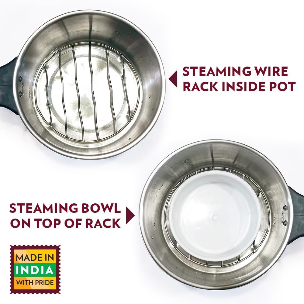 Borosil Multipurpose Electric Kettle with Egg Tray, Idli Stand, Steamer & Grill Plate | 360° Rotating Base, Auto Cutoff, Overheat & Dry Boil Protection, 1 Year Warranty (1.3 L)