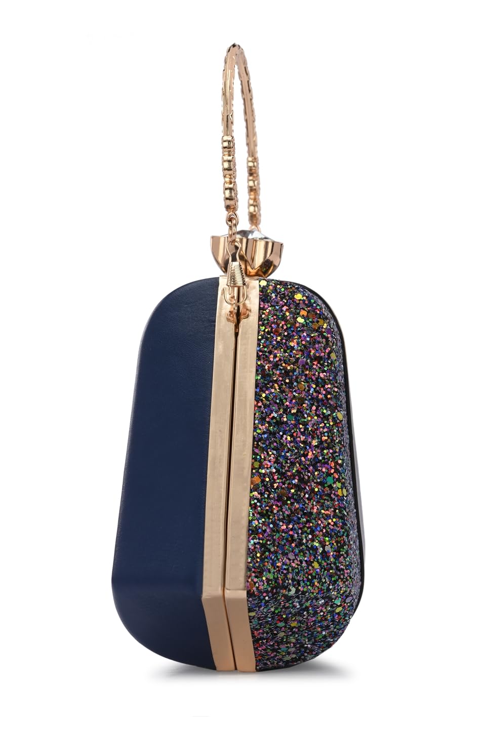 TOOBA Handicraft Hand Embroidered Box Clutch Bag Purse for Bridal, Casual, Wedding Bag for Women & Girls