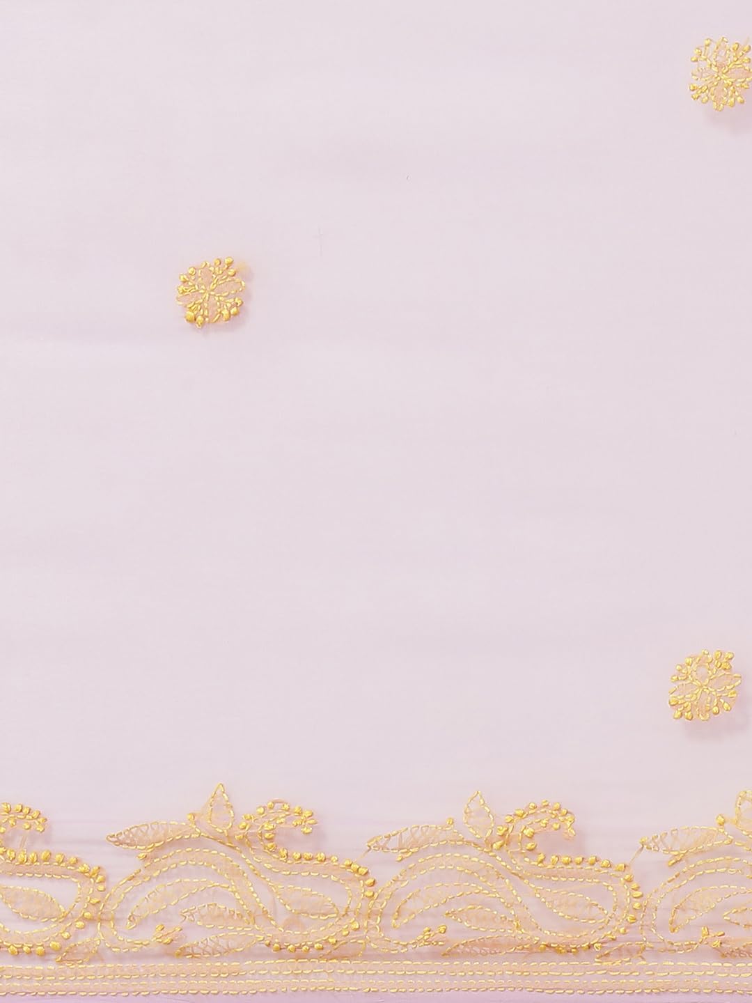 Ada Hand Embroidered Lucknow Chikankari Women's Georgette Saree with Unstitched Blouse Piece A311194 Mauve