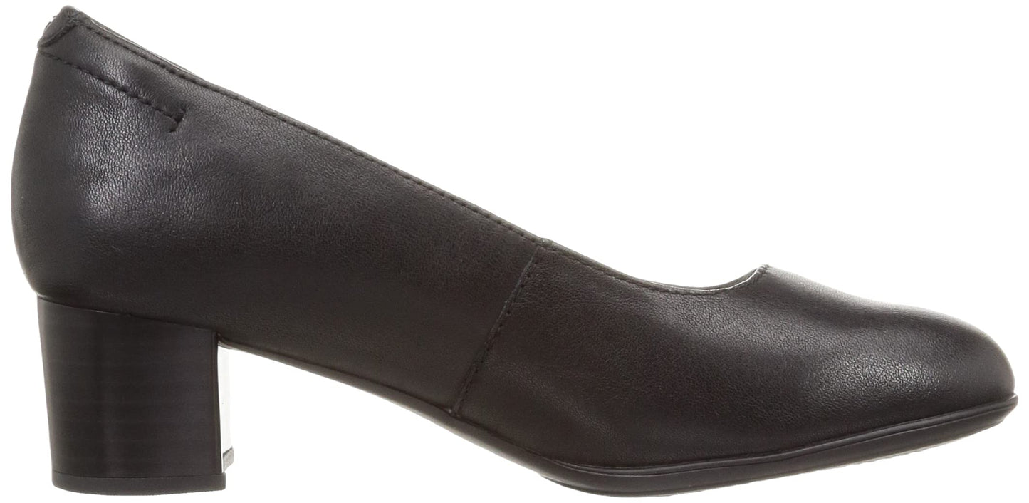 Clarks Linnae Pump Black Leat UK-7