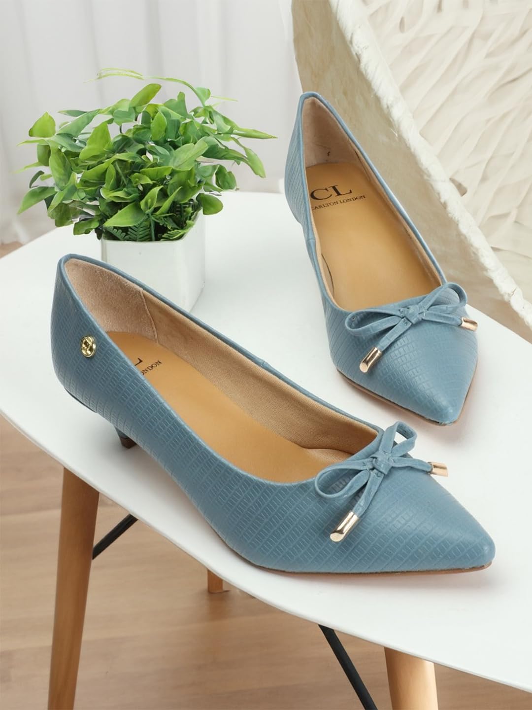 Carlton London Women's Slip On Pumps Colour-Navy, Size-UK 7