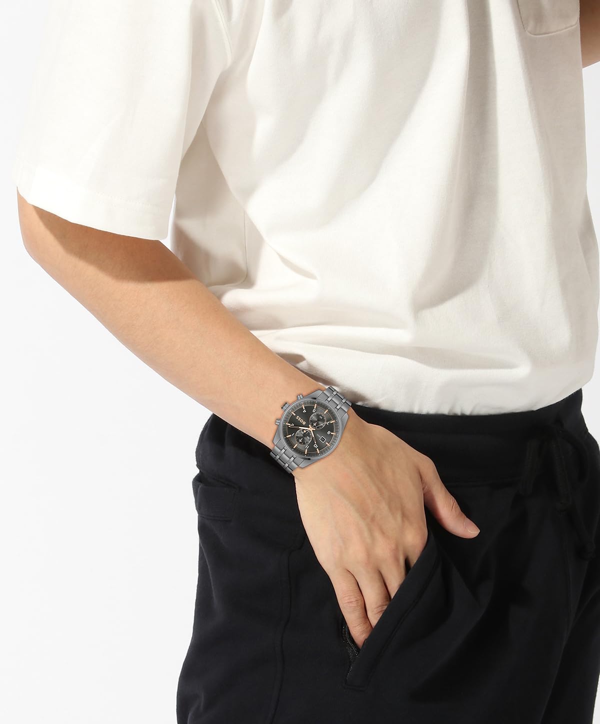 BOSS Analog Grey Dial Men's Watch-1514153