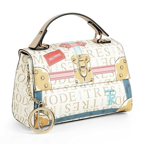 tresmode CALVI Beige Women Vegan Leather Sling Bag