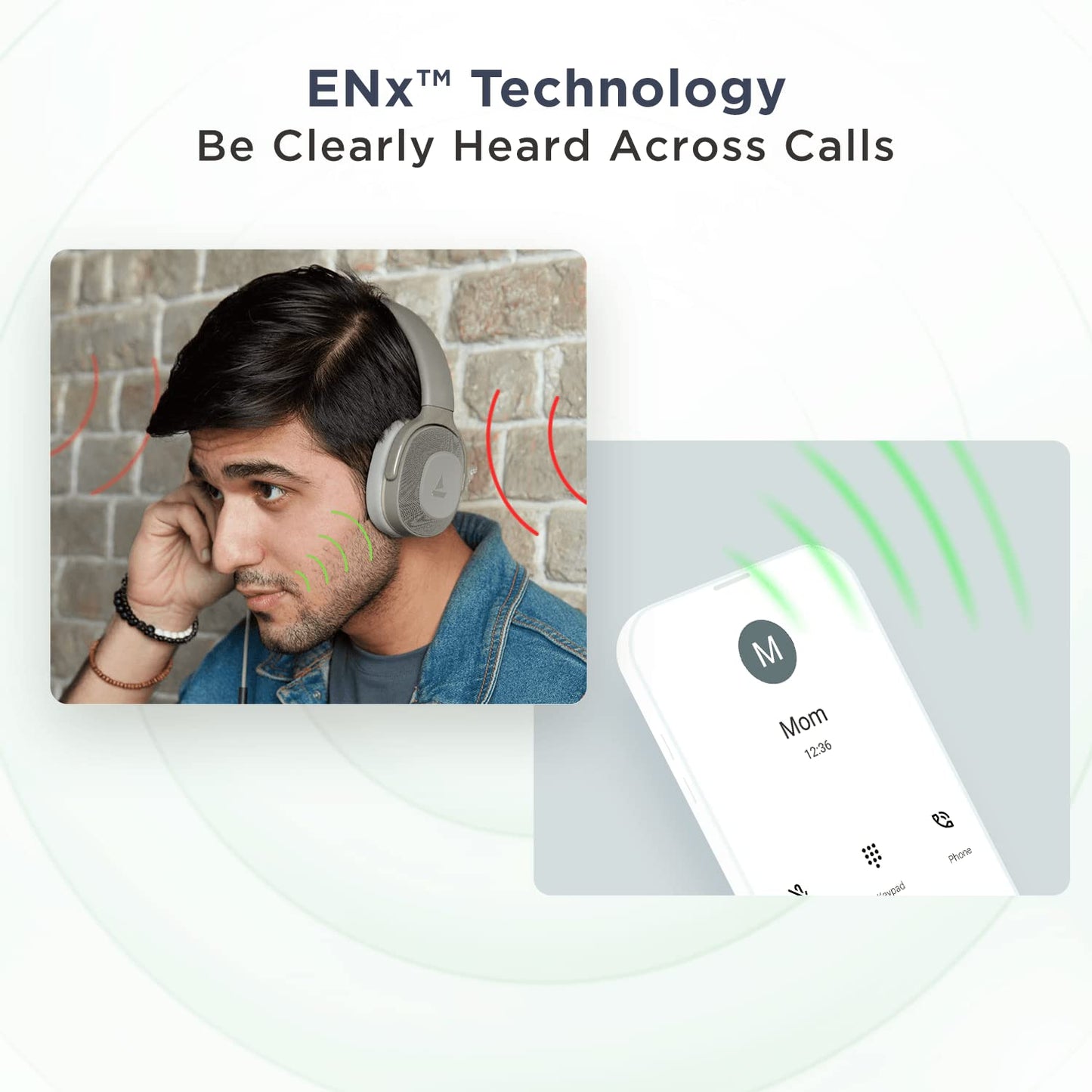 boAt Rockerz 425 Bluetooth Wireless On Ear Headphones Signature Sound, Enx Tech, ASAP Charge, 25H Playtime, Bluetooth V5.2, Dual Pairing with Mic (Ash Grey)