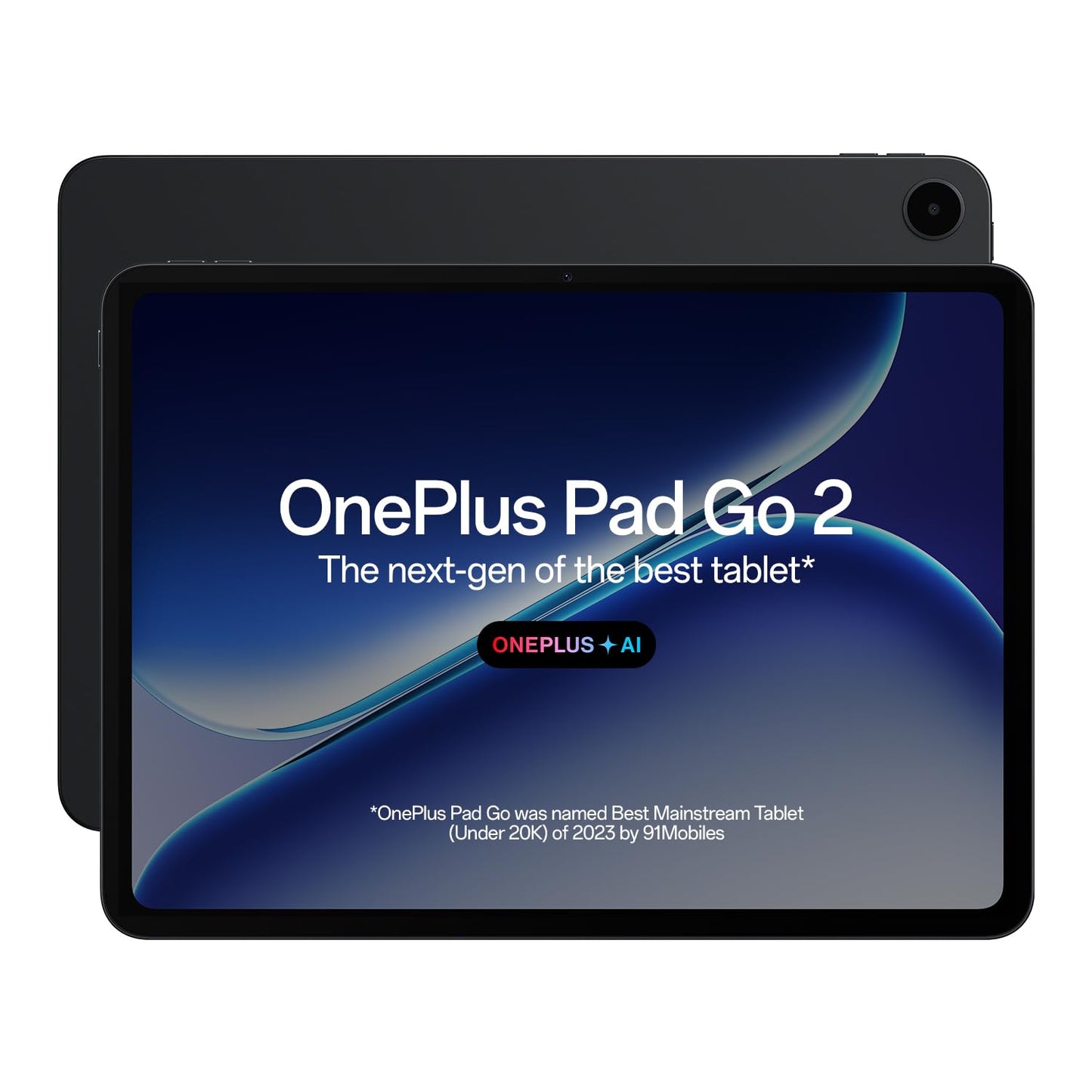 OnePlus Pad Go 2, 30.73 cm (12.1 inch) 2.8K Display, Dolby Vision™, 120Hz Refresh Rate, Quad Speakers, AI, 10050 mAh Battery, 5G Tablet, 8GB RAM 256 GB Storage, Shadow Black