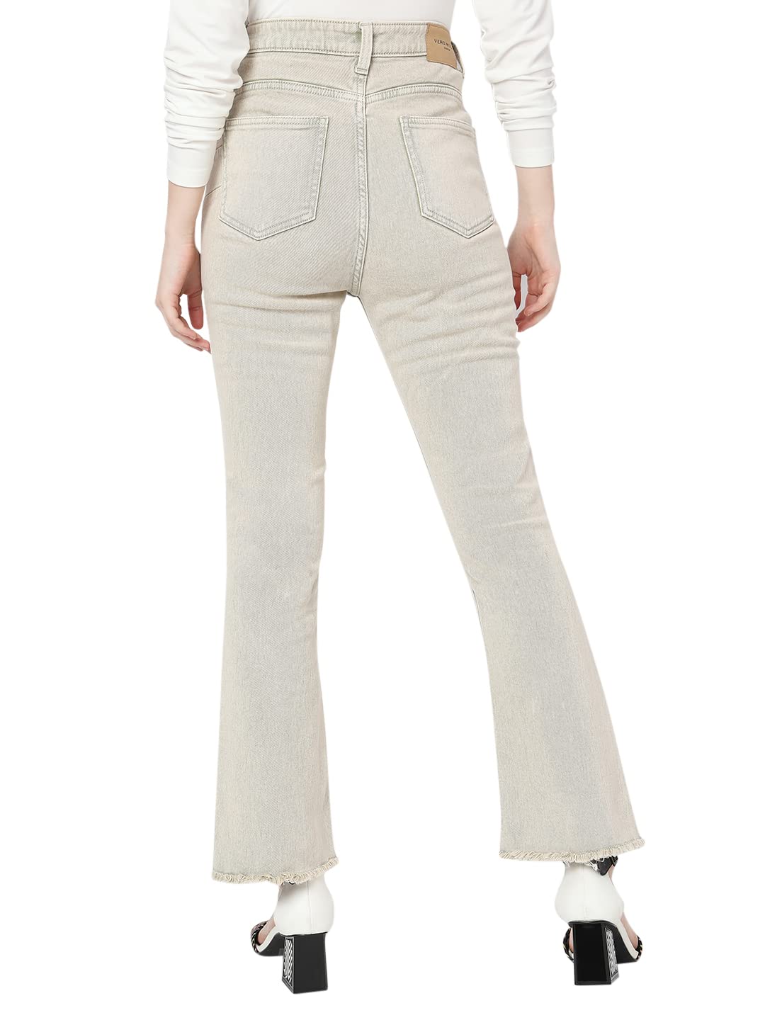 VERO MODA Bootcut fit Jeans (10298064_Seafoam Green_28)
