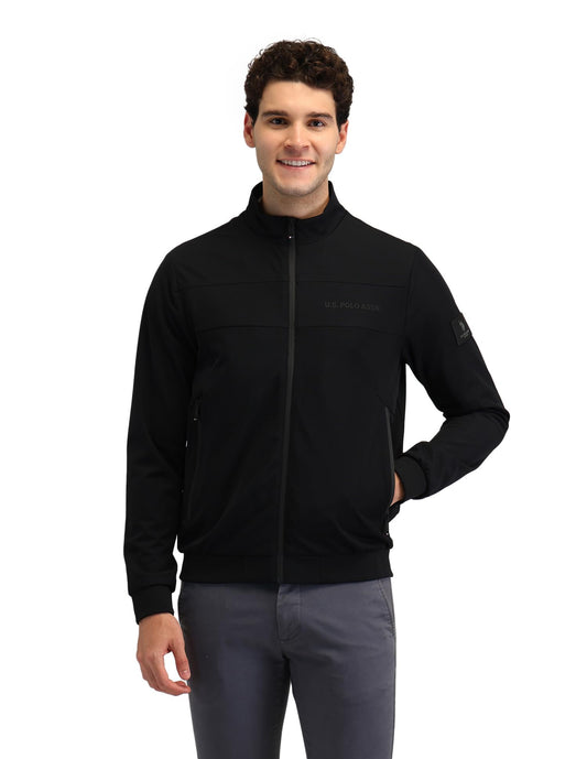 U.S. Polo Assn. Men's A-Line Coat (USJCK603_Black