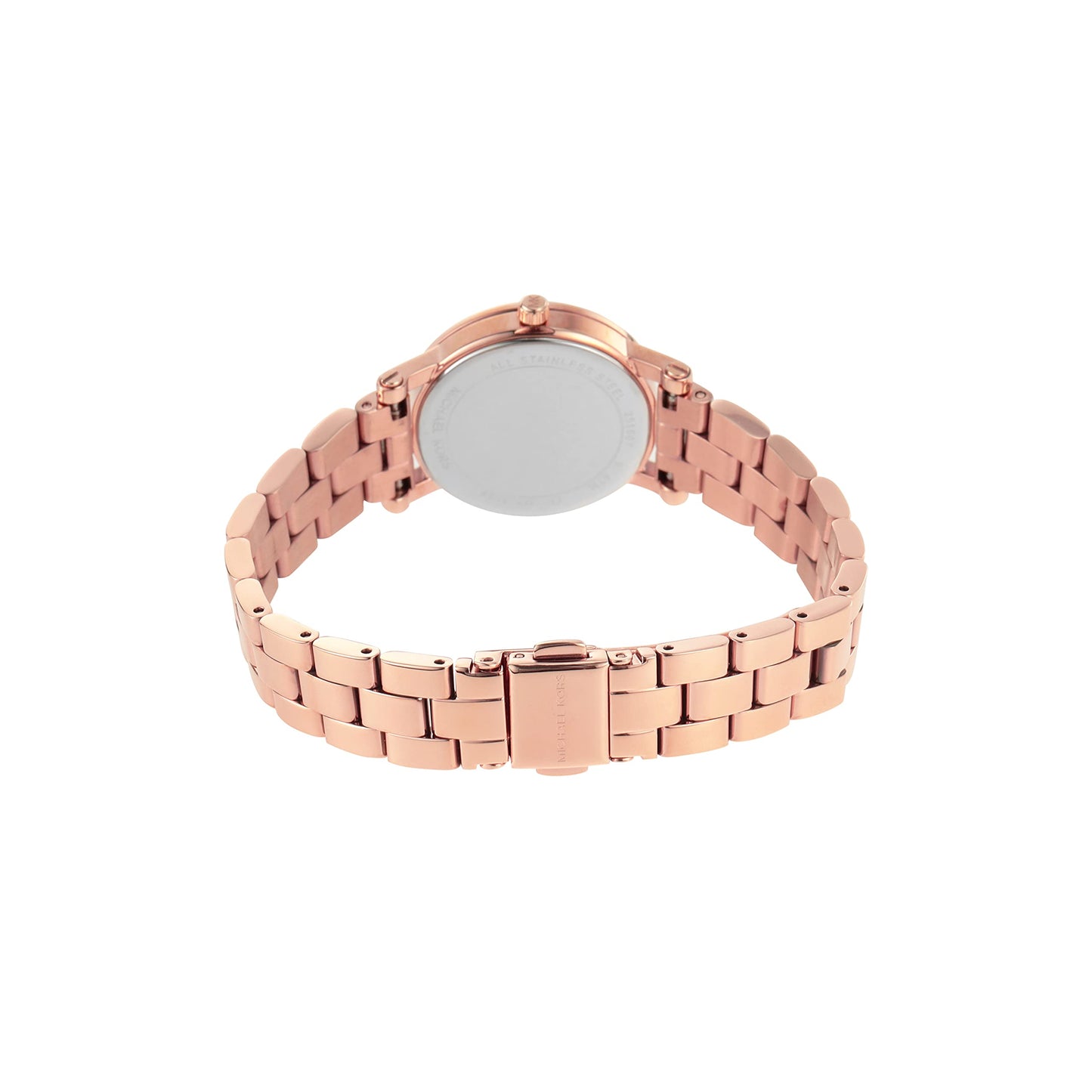 Michael Kors Norie Analog White Dial Gold Band Women's Stainless Steel Watch-MK3558