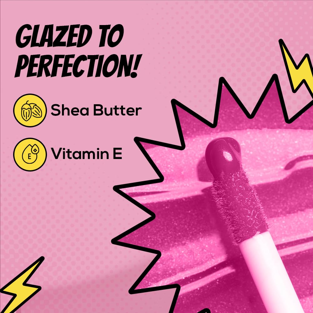 RENNE Everyday Quick Gloss - Plum Dream, Supple Glossy Lips, For Long Lasting Hydration, Lightweight & Non-Sticky Formula with Subtle Tint, Shea Butter & Vitamin E Infused