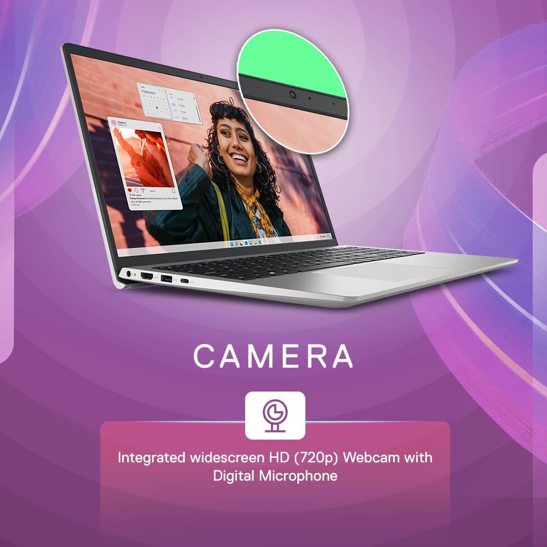 Dell Inspiron 3530 Laptop, 13th Gen Intel Core i5-1334U Processor, 16GB, 512GB SSD, 15.6"(39.62cm) FHD 120Hz 250 nits, Backlit KB, Windows 11 + MSO'24 & 15 Month McAfee, Silver, Thin & Light- 1.62kg