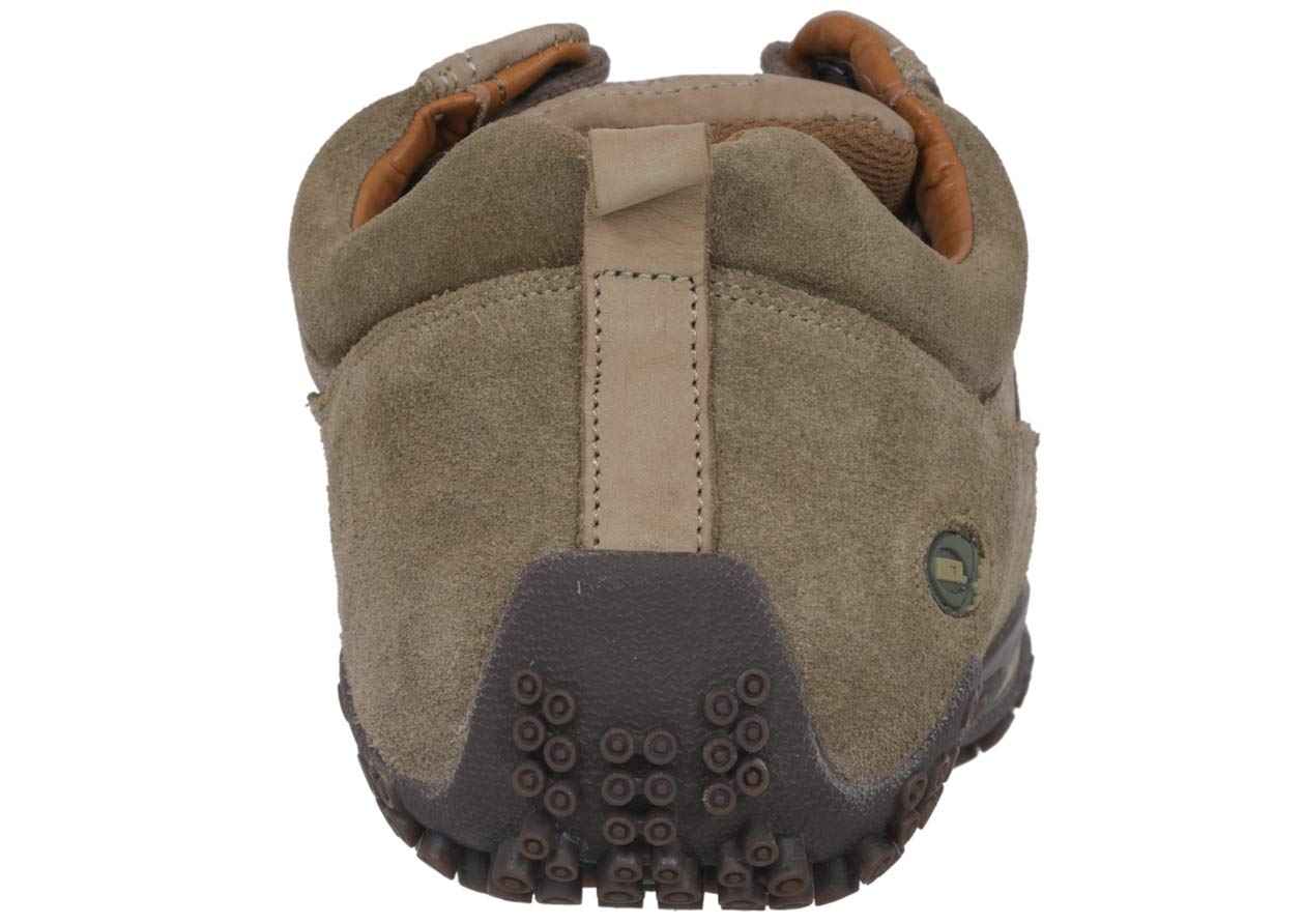 Woodland Men's Khaki Leather Sneaker-8 UK (42 EU) (9 US) (OGC 2706117)