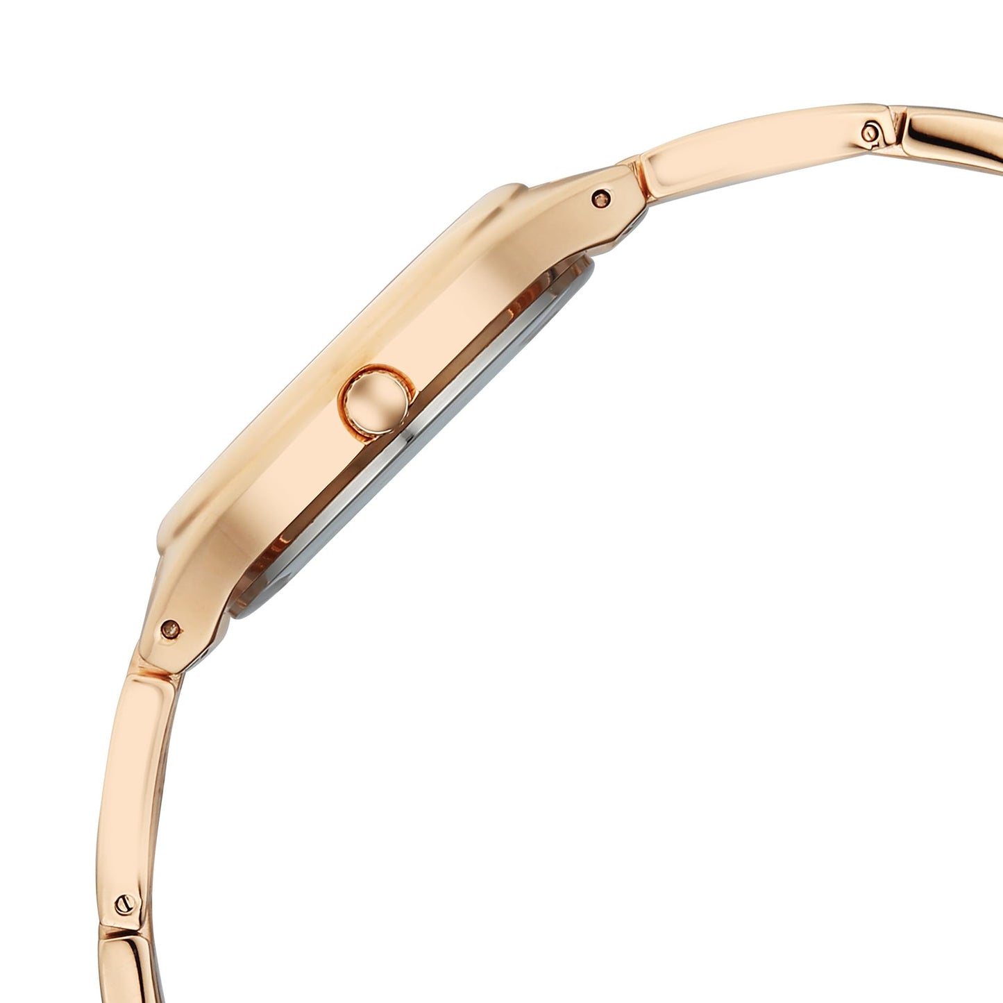 Titan Raga Showstopper 4.0 Quartz Silver Round Dial Women's Watch | Rose Gold Colour Band | Watches for Women Analog - 95356WM01