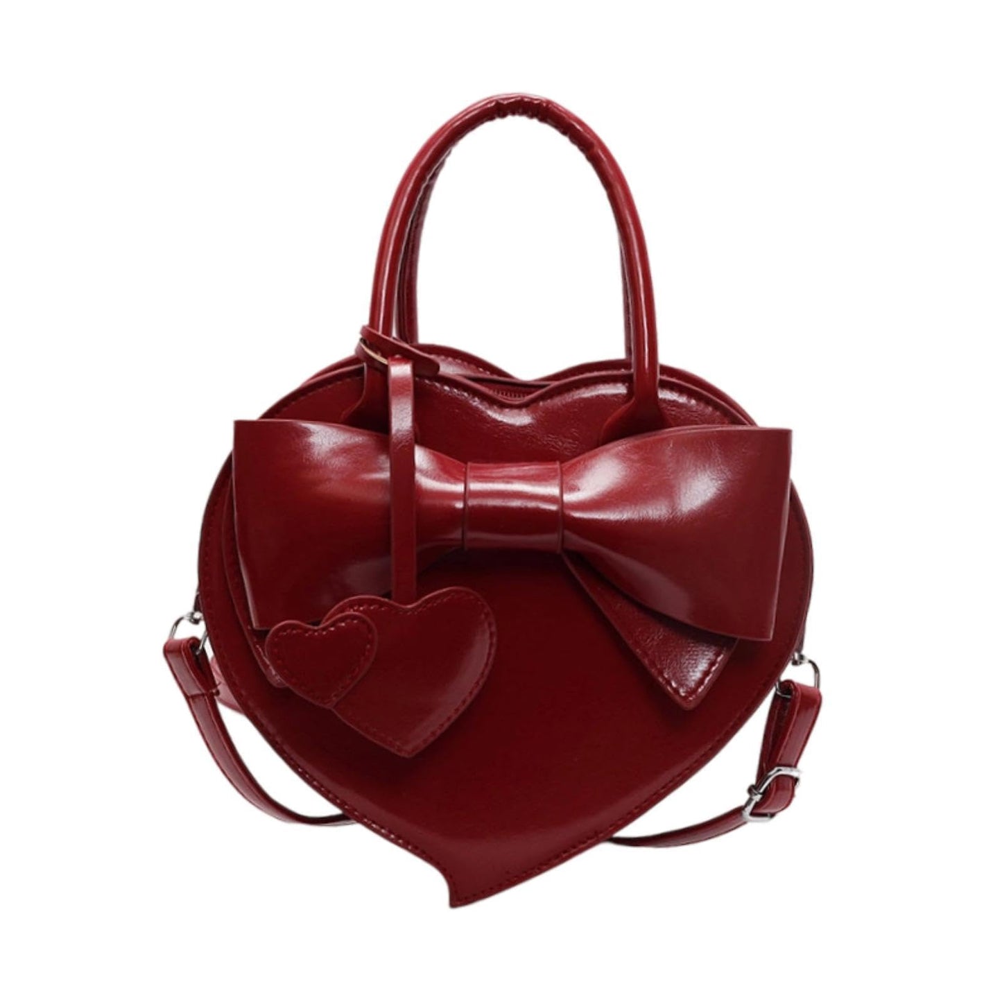 Enakshi® Women Handbag Clutch Decor Funny Heart Shaped Purse for Summer Dating Travel Red|Clothing, Shoes & Accessories | Womens Handbags & Bags