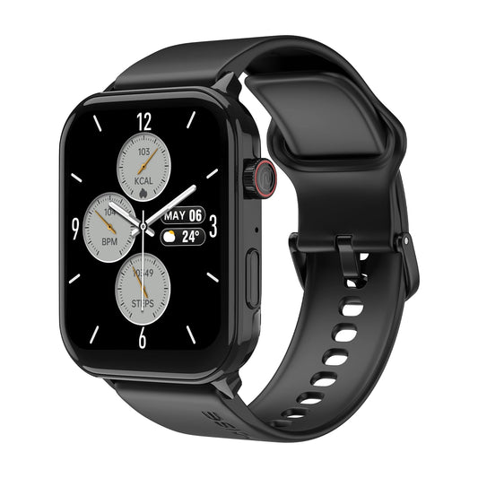 Noise Icon 5 Smartwatch with AI Watch Faces & AI Search, 1.95” AMOLED Display, 10 Days Battery, Bluetooth Calling, 100+ Sports Modes, IP68 (Jet Black)