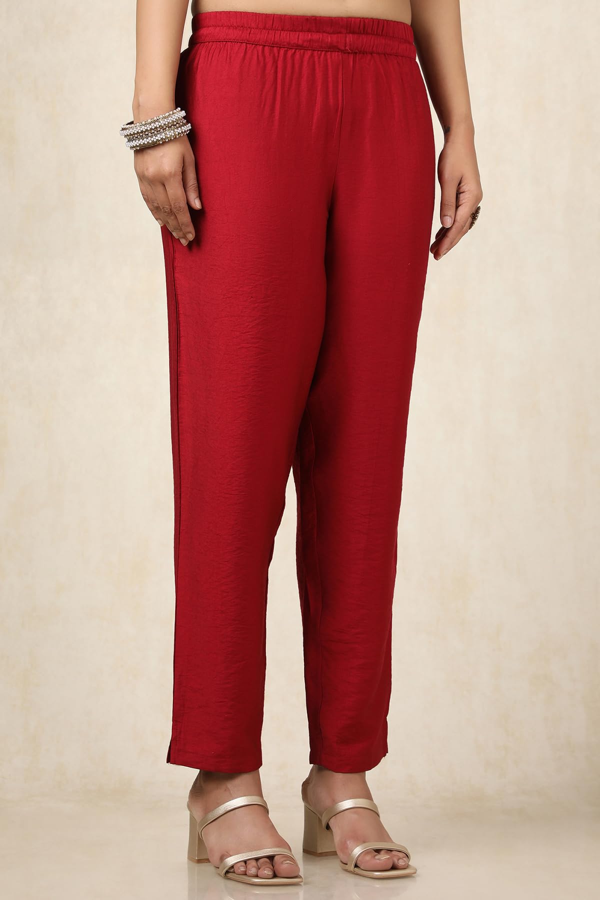 Soch Women's Brocade Salwar Suit Set (EWS5CD21719_Red