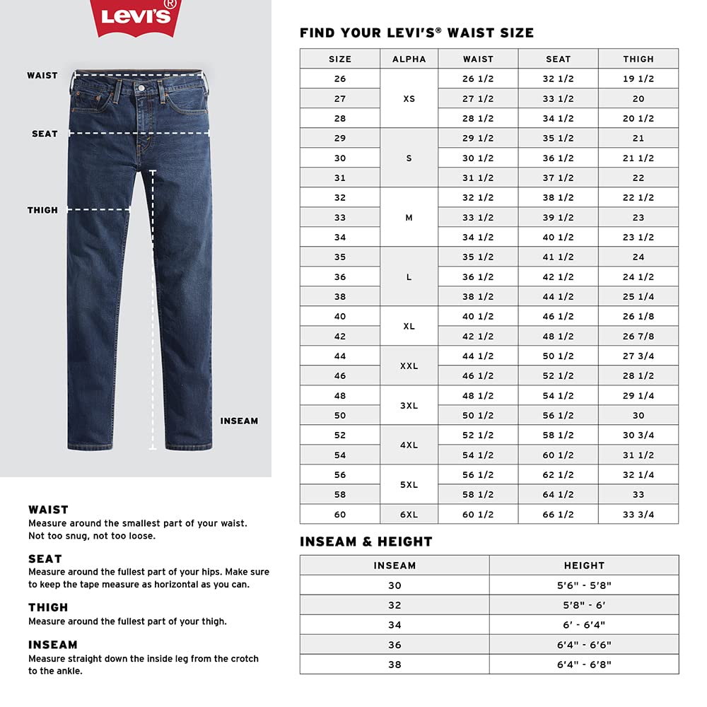 Levi's Men's 511 Slim Fit Jeans, (New) Everyday Authentic, 30W x 30L