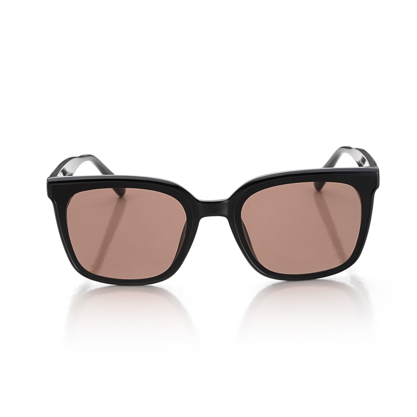 Vibe lens Stylish Oversized Square Sunglasses for Women Stylish | Black Polycarbonate Frame | UV400 Protection | Designer Shades for Women | Cooling Glass