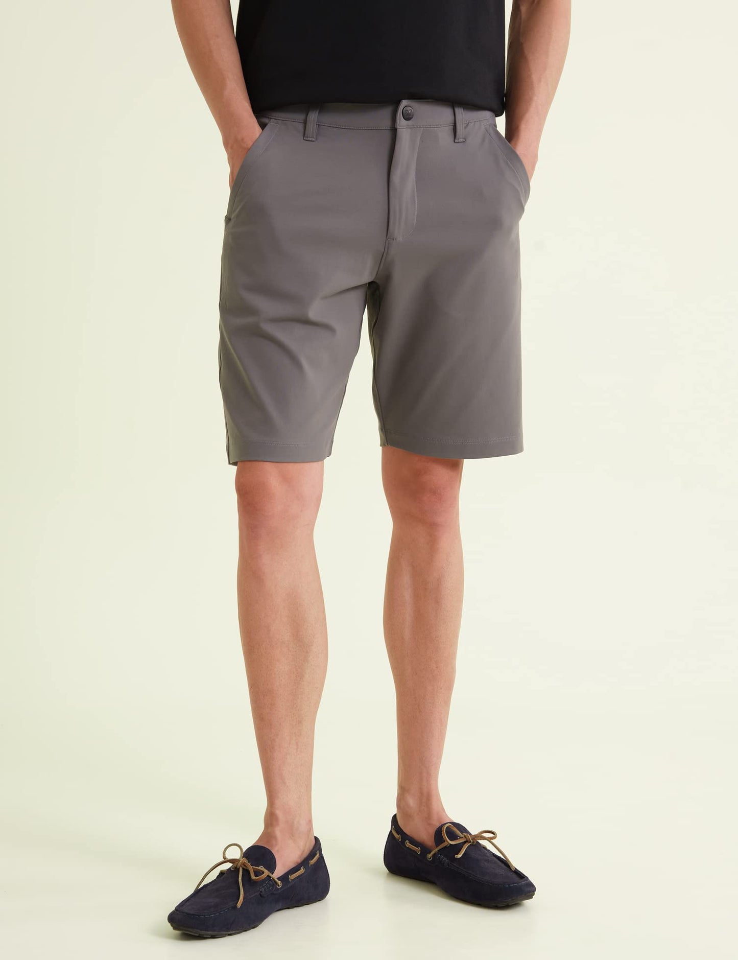 DAMENSCH Men's Chino Shorts (Dam-FSHT-MGY-XL_Grey_XL)