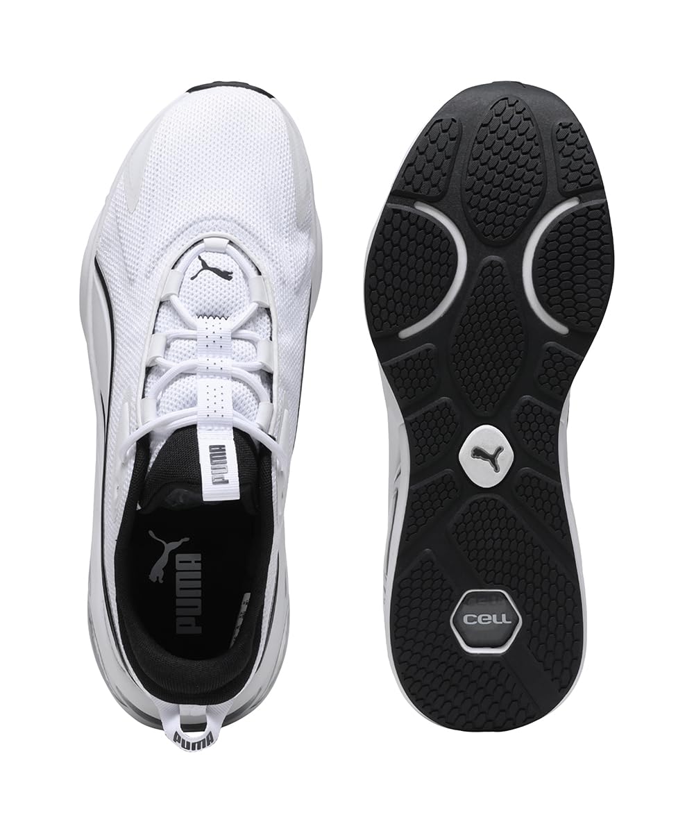 PUMA , Unisex-Adult, Solar, White-Black, Running Shoe, 8UK, (31117501)