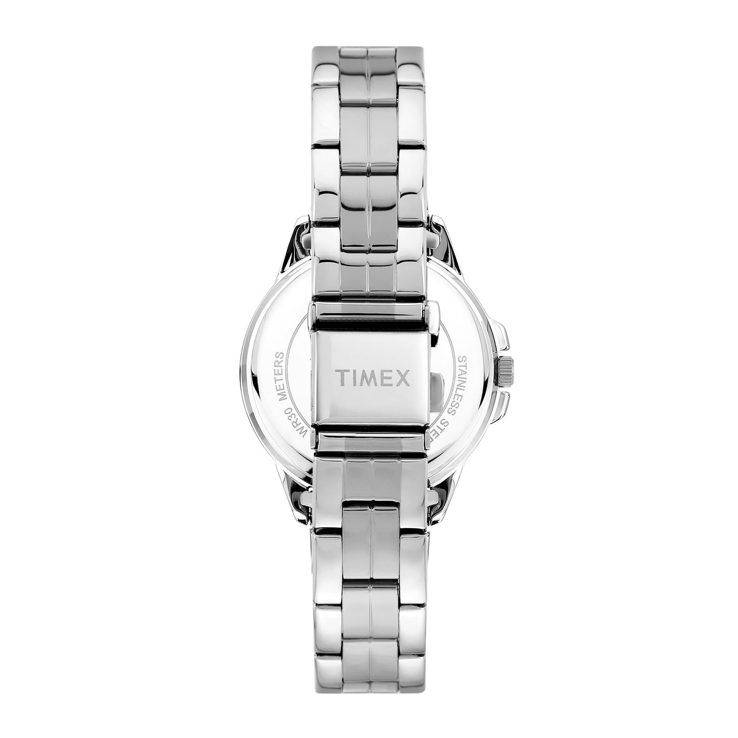 TIMEX Analog Watch for Women with Green Dial & Silver Stainless Steel Bracelet Band - Water Resistant Women's Wrist Watches -TWEL232SMU03