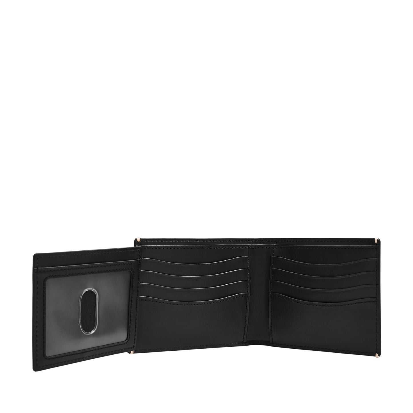 Fossil Mens Leather Westover Black Wallet ML4583001